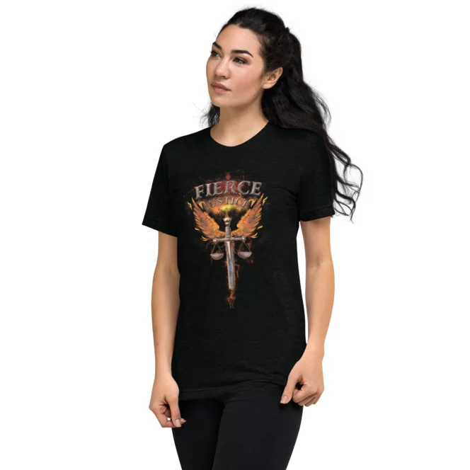 fierce justice black t-shirt t-skjorte tshirt merch merchandise bandmerch metal heavy metal 7
